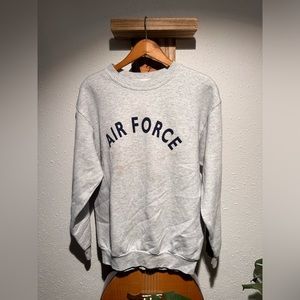 Vintage Air Force Sweatshirt Grey Colour